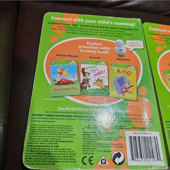 Lot of 3 Leap Frog Tag Junior books - Picture 5 of 7